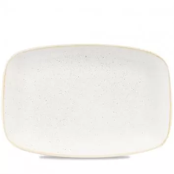 Блюдо прямоугольное 35,5х24,5см, без борта, Stonecast, цвет Barley White
