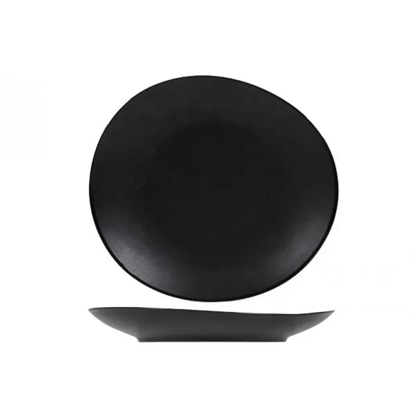 Тарелка 22,2×20,3 см h 2,5 см, VONGOLA BLACK
