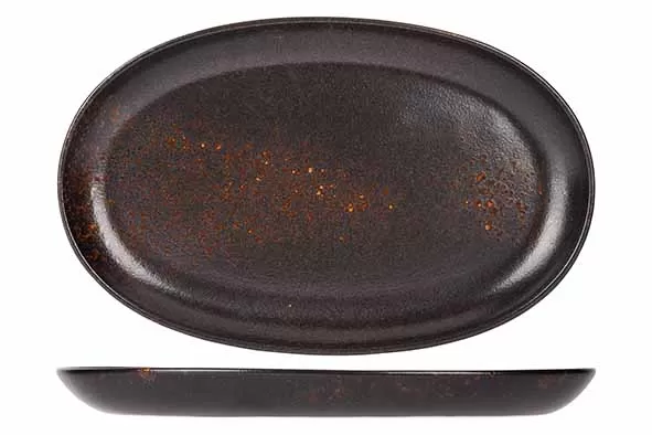 Блюдо овальное 35X22 см h 3,7 см, Etna
