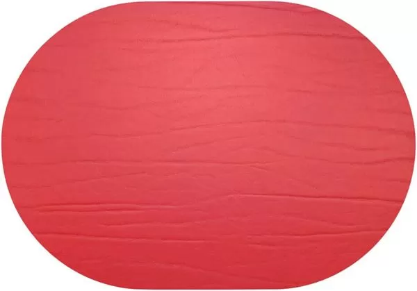 Салфетка подстановочная (плейсмат) овальная 34×42 см, перераб. кожа, декор cherry, Dumbo