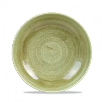 Тарелка глубокая 24,8см 1,13л, без борта, Stonecast Patina, цвет Burnished Green