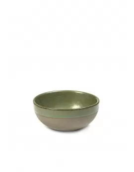 Салатник D9см, H4см, цвет GREY/CAMOGREEN