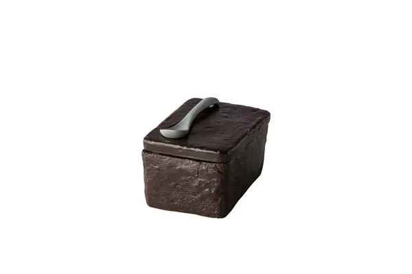 Набор солонка/перечница с ложкой, 9,5 x 7 x 5,5 c см, цвет черный, Oyster