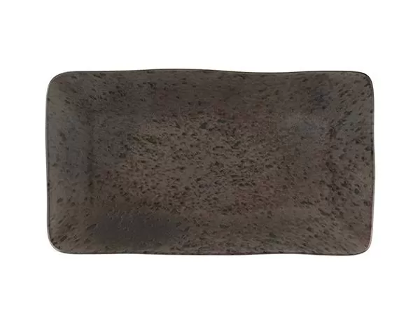 Блюдо прямоугольное 37,5×21,5 см h 2 см, Stoneware Ironstone