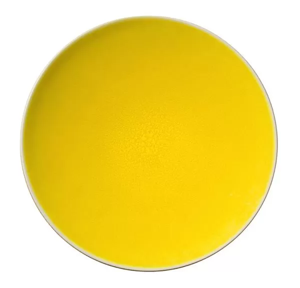 Тарелка мелкая d 31 см, h 3 см, цвет citron, Tourron