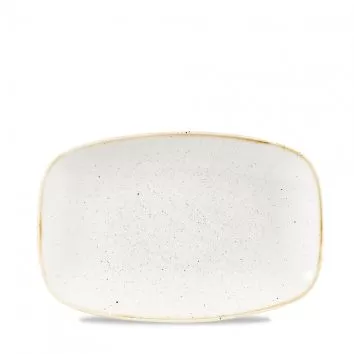 Блюдо прямоугольное CHEFS 23,7х15,7см, без борта, Stonecast, цвет Barley White