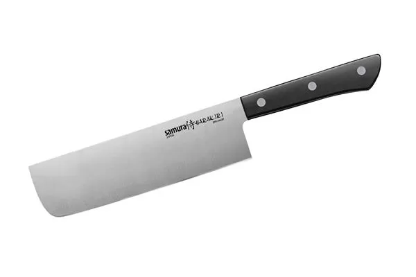 SHR-0043B/K Нож кухонный «Samura HARAKIRI» накири 170 мм, корроз.-стойкая сталь, ABS пластик