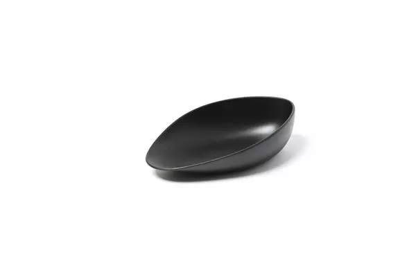 Емкость для подачи 23,2×14,1 см h 6,2 см, фарфор, цвет черный