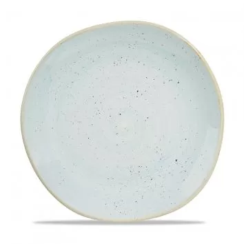 Тарелка мелкая «Волна» d26,4см, без борта, Stonecast, цвет Duck Egg