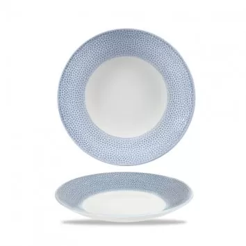 Тарелка глубокая Isla Spinwash Ocean Blue, 25.5 см H: 3.5 см