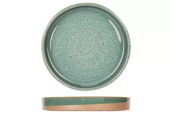 Тарелка с вертикальным бортом d 15 см, BASALT OCEAN GREEN