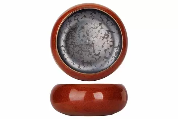 Салатник с закругленным бортом d 12,6 см h 5,9 см, Elements Maroon