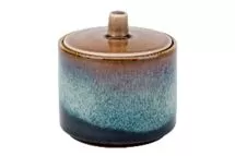 Сахарница с крышкой d 8 см h 6,7-8,5 см, QUINTANA AMBER
