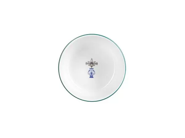 Салатник 11 см, кант зеленый, Vaso Piccolo DS20