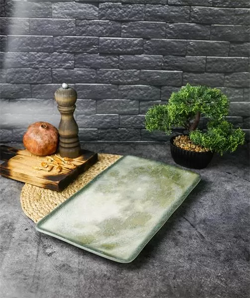 Блюдо прямоугольное 37,5×21,5 см h 2 см, Stoneware Selene