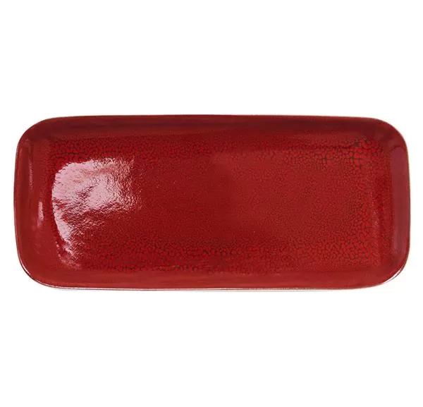 Тарелка для торта 33×14,5 см, h 2 см, цвет cerise, Tourron