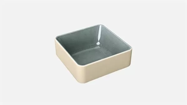 Соусник квадратный 190 мл, (стопир.) 9×9 см, h 4,3 см, цвет серый, Nara