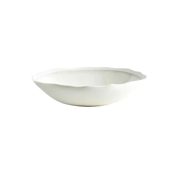 Тарелка глубокая 21×18,5 см, h 5 см, цвет nacre, Plume