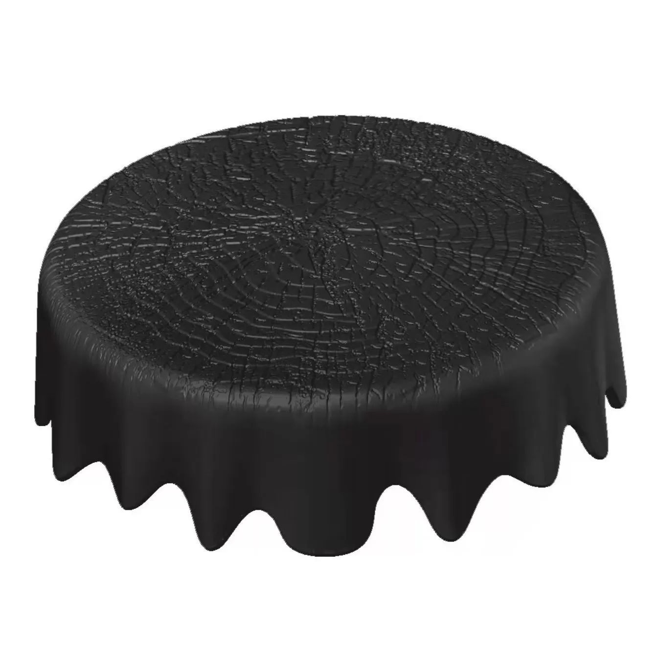 Блюдо для подачи d=25 см, h=7 см, серия "Black Raw Wood"  P.L. — ProffCuisine