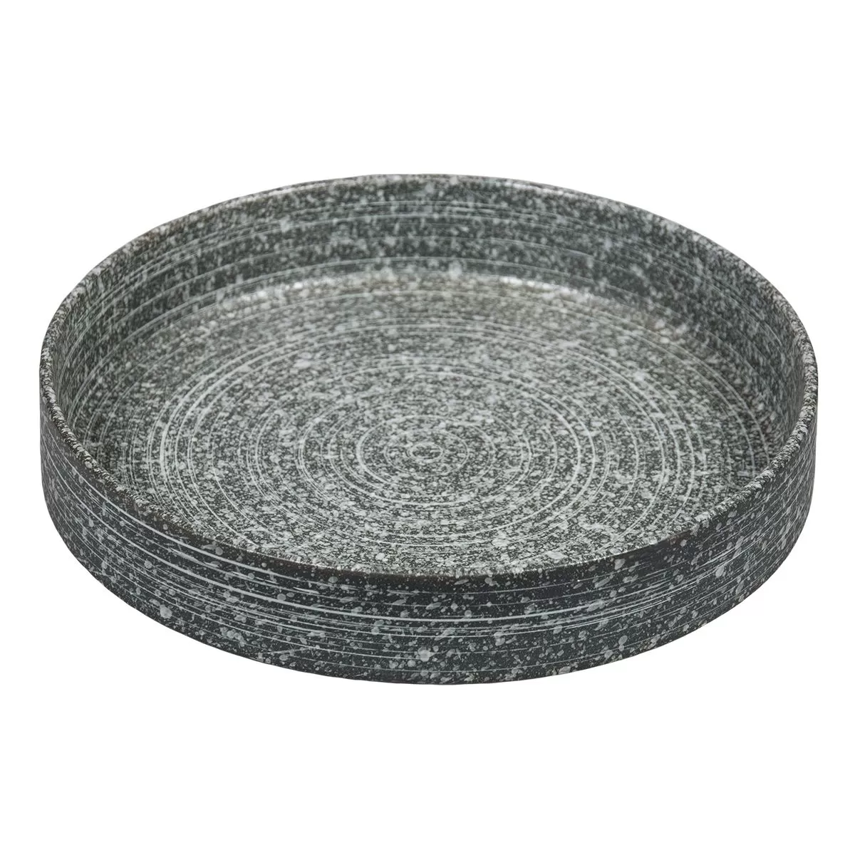Блюдо для подачи с покрытием 25*3,8 см,Glossy Stone Untouched Taiga.  P.L. Proff Cuisine