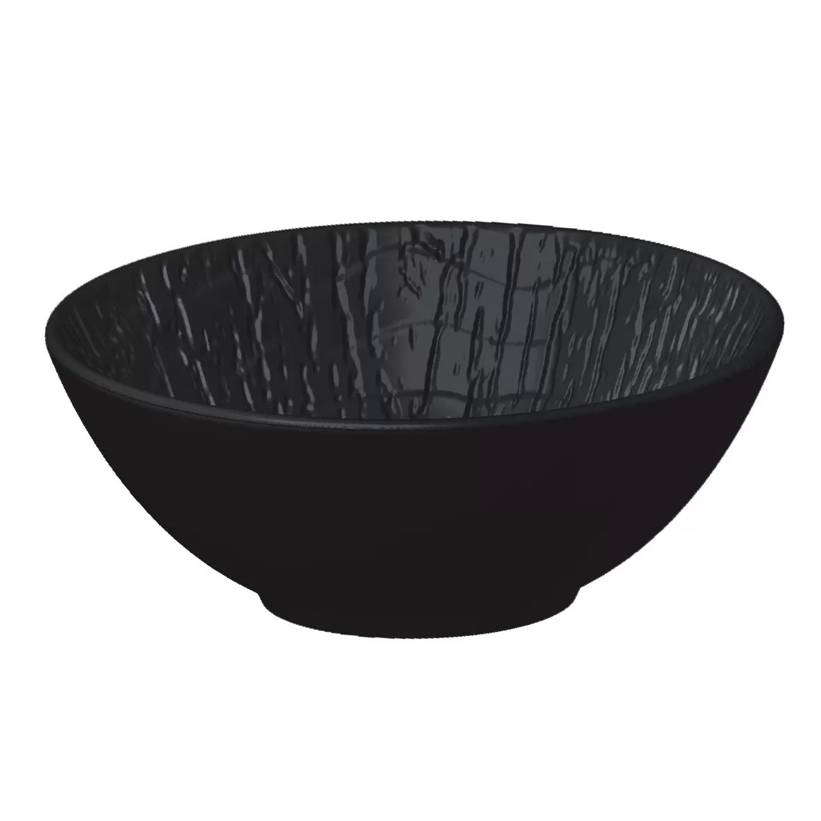 Блюдо для салата d=14,8 см, h*5.5 см, 500 мл, серия "Black Raw Wood"  P.L. — ProffCuisine