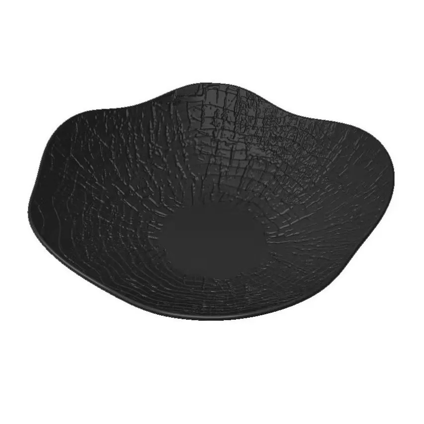 Блюдо для салата d=26 см, h-4.7см , 400 мл, серия "Black Raw Wood"  P.L. — ProffCuisine