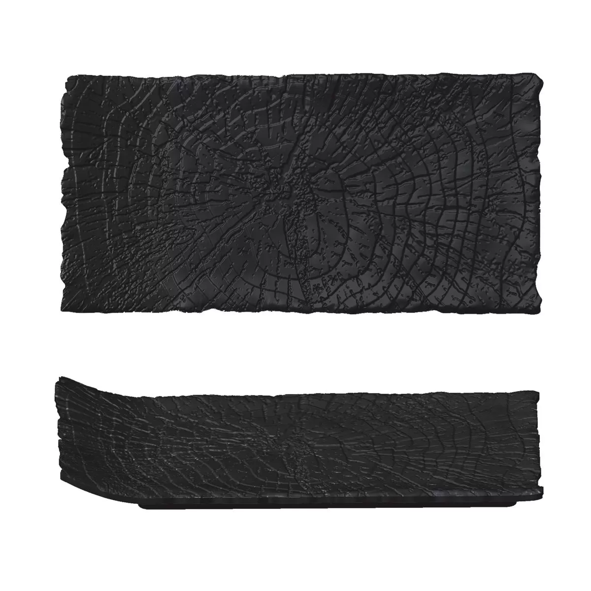 Блюдо прямоугольное 29,5*14,5*2,5 см, серия "Black Raw Wood"  P.L. — ProffCuisine
