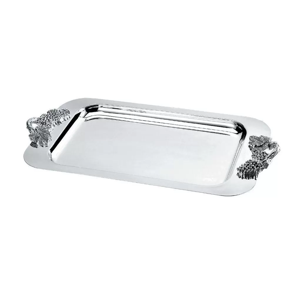Блюдо с декоративными ручками 50*31 см, нержавейка, P.L. — REG