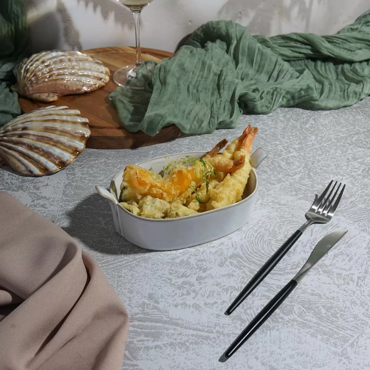 Блюдо 19*11,5 см, 400 мл, керамика "Frutti di Mare" P.L.