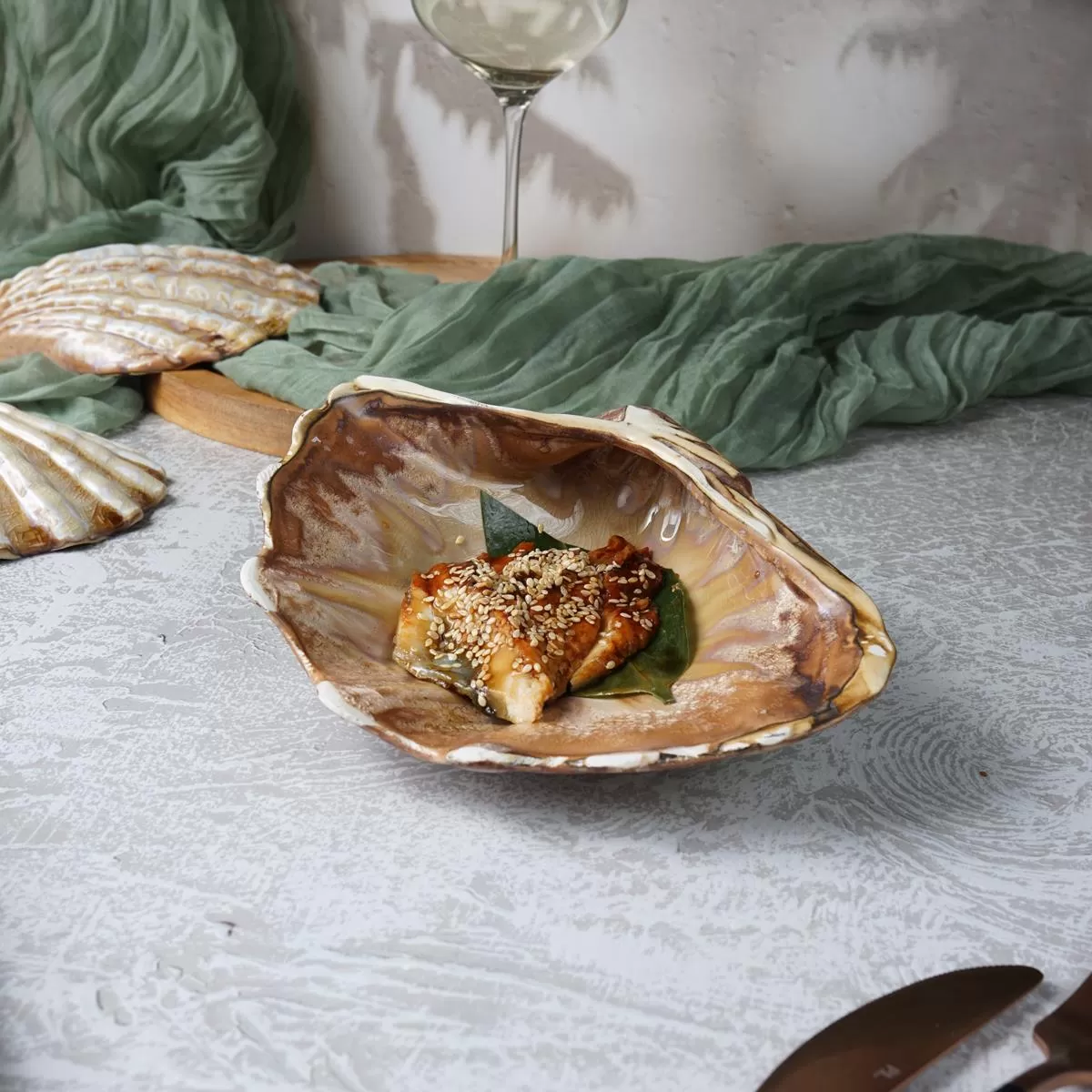 Блюдо 20*14,5 см, 150 мл, керамика "Frutti di Mare" P.L.