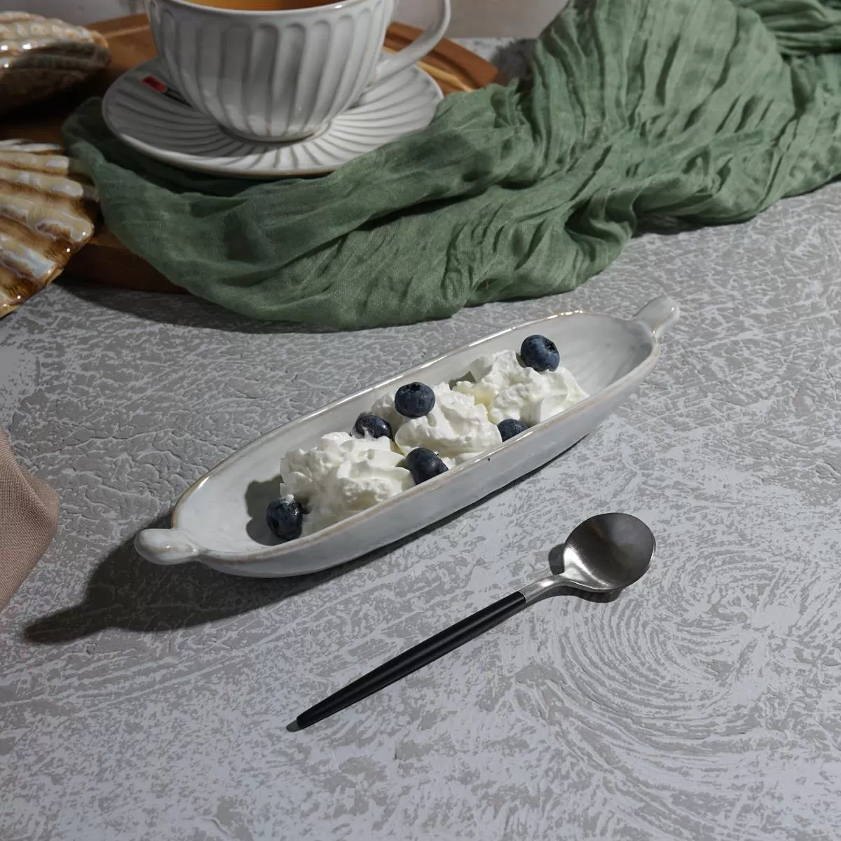Блюдо 23*5,5 см,100 мл, керамика "Frutti di Mare" P.L.