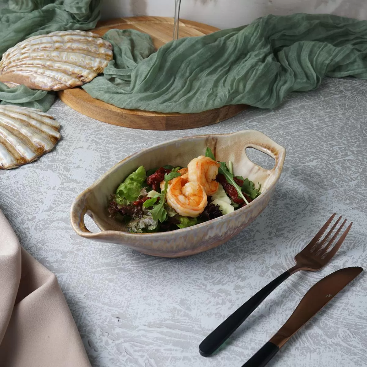 Блюдо 24*12,5 см, 210 мл, керамика "Frutti di Mare" P.L.