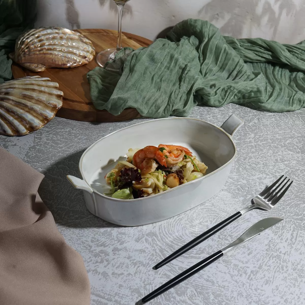 Блюдо 26*13,5 см, 700 мл, керамика "Frutti di Mare" P.L.