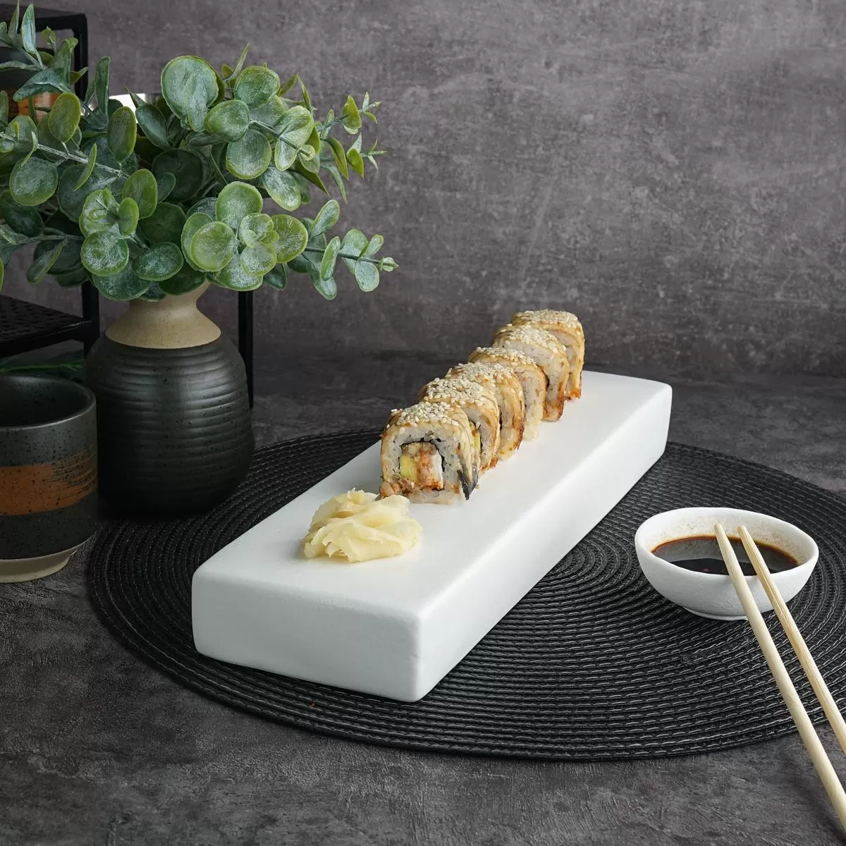 Блюдо 33*10*4см,фарфор,серия "Паназия", P.L. — Proff Cuisine