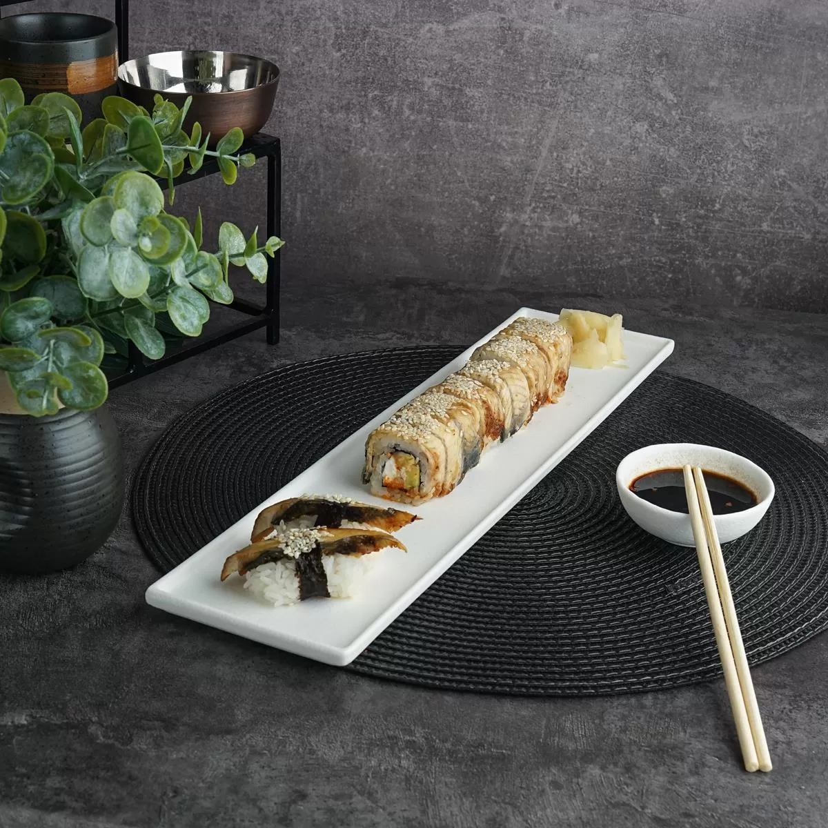 Блюдо 40*10*1,5см,фарфор,серия "Паназия", P.L. — Proff Cuisine