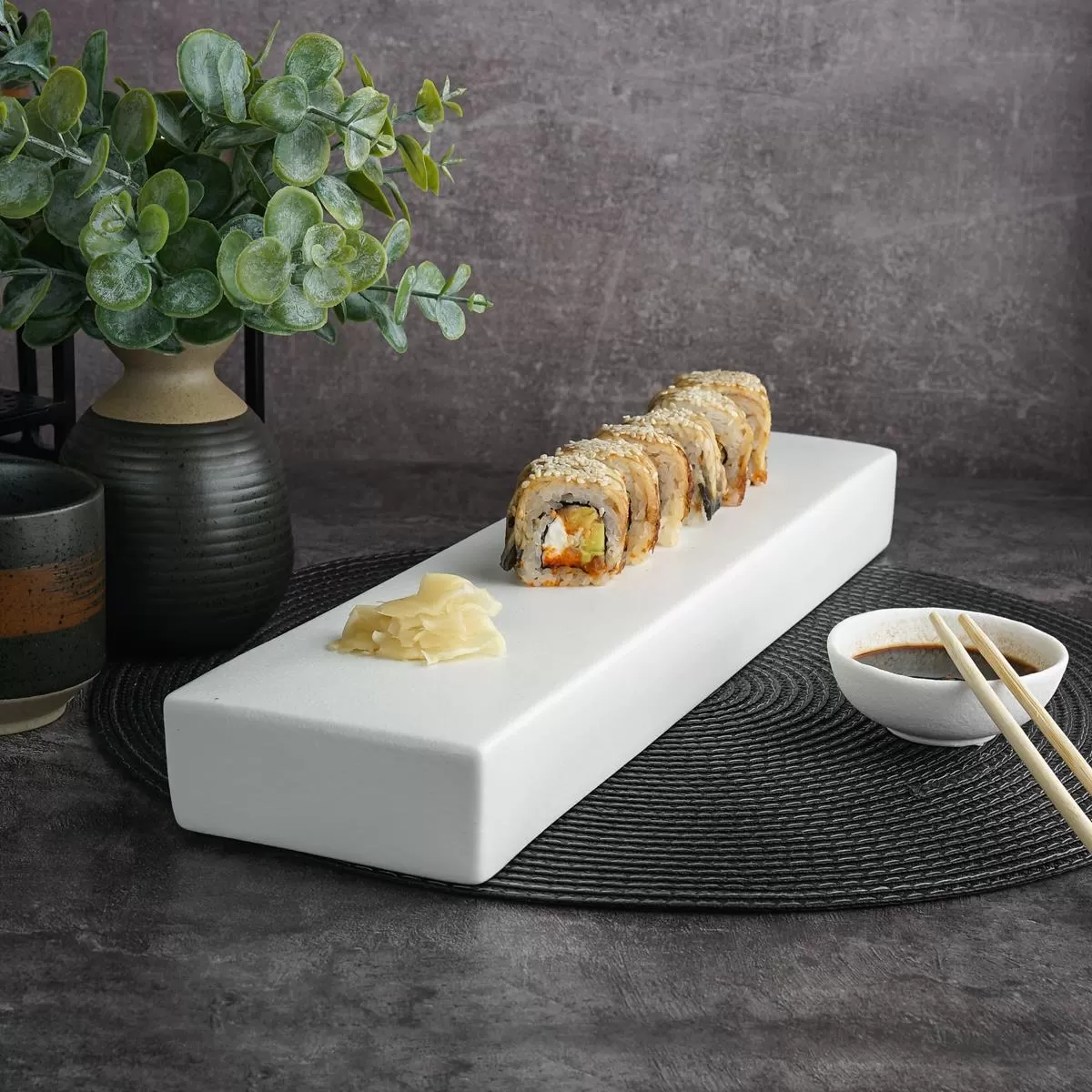 Блюдо 40,8*9,7*4см,фарфор,серия "Паназия", P.L. — Proff Cuisine