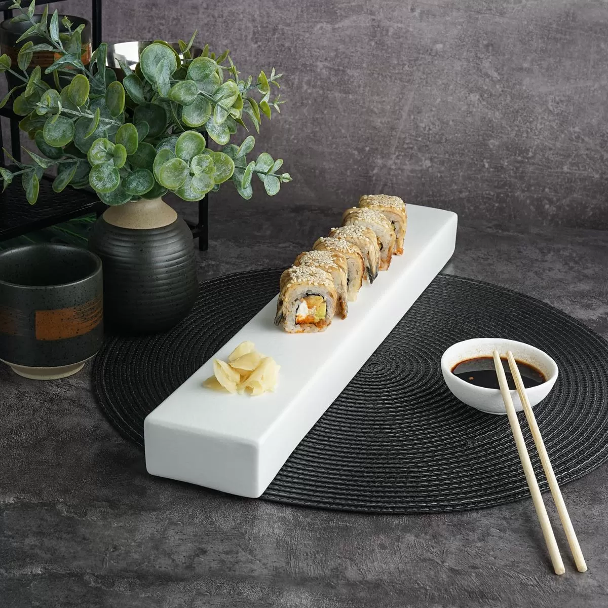 Блюдо 42,5*7,3*3,5 см,фарфор,серия "Паназия", P.L. — Proff Cuisine
