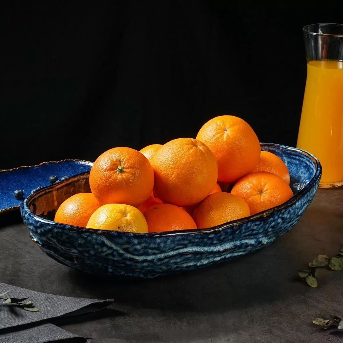Блюдо 4 л, 45*27 см, фарфор,серия "Aqua Blue", P.L. — Proff Cuisine