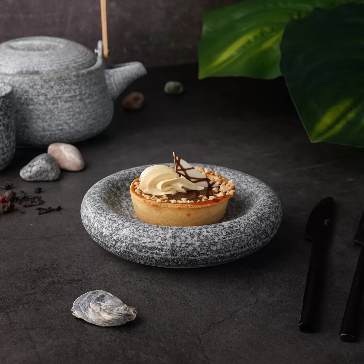 Блюдо d=15,5 см, h=3,4 см, Stone Untouched Taiga, P.L. Proff Cuisine
