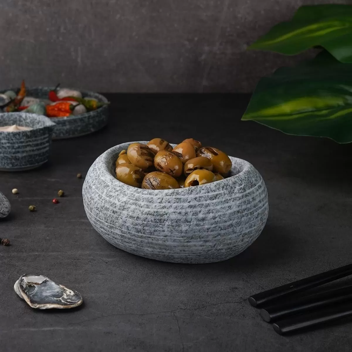 Блюдо для подачи 14*12*6 см, 100 мл, Stone Untouched Taiga, P.L. Proff Cuisine