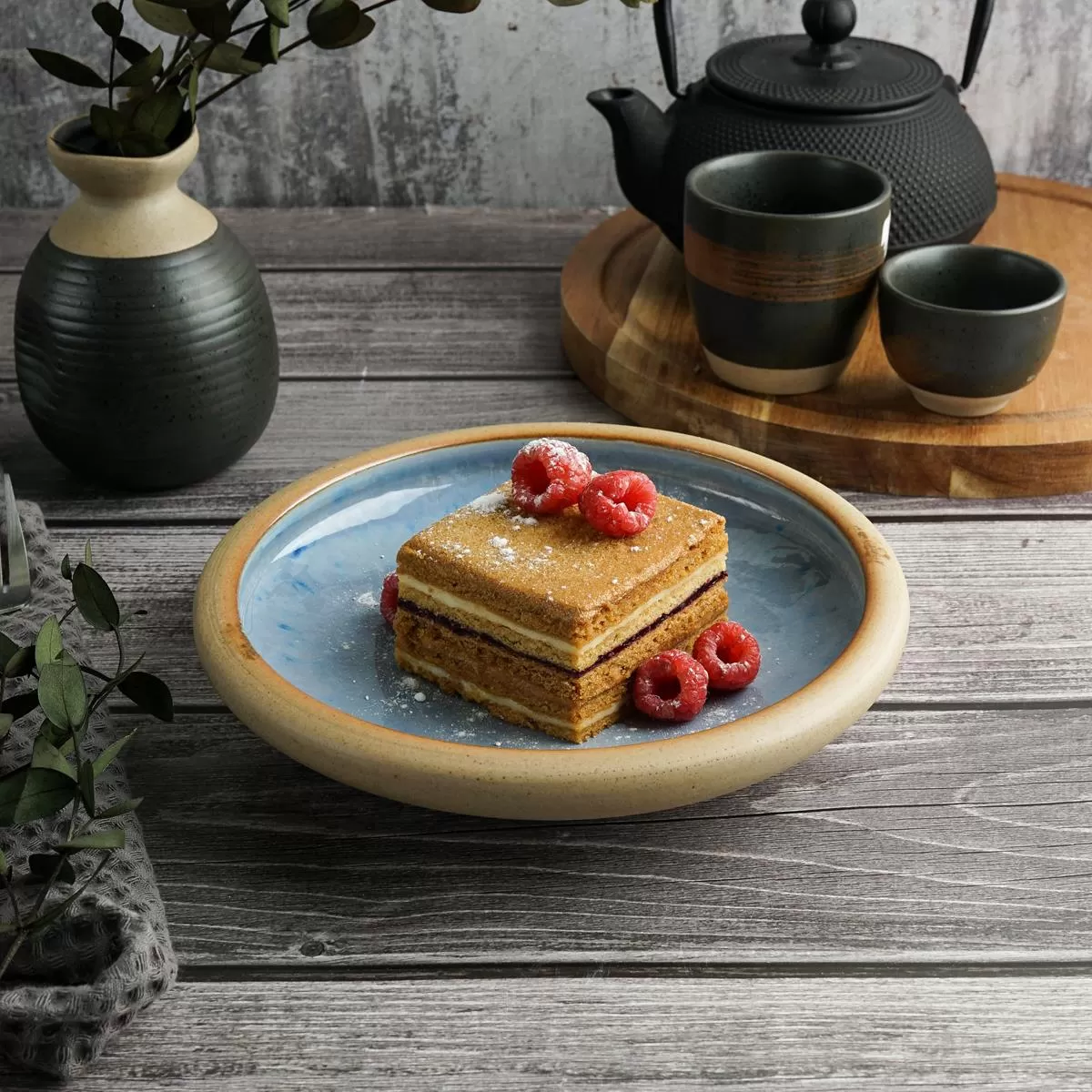 Блюдо для подачи 20 см, "Blue Panasia" P.L. Proff Cuisine