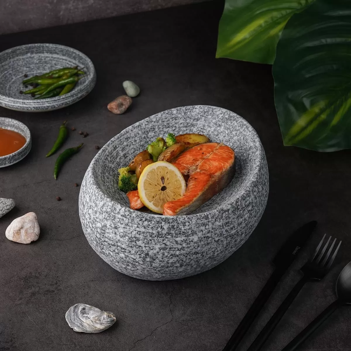 Блюдо для подачи 23*19*10 см, 400 мл, Stone Untouched Taiga, P.L. Proff Cuisine