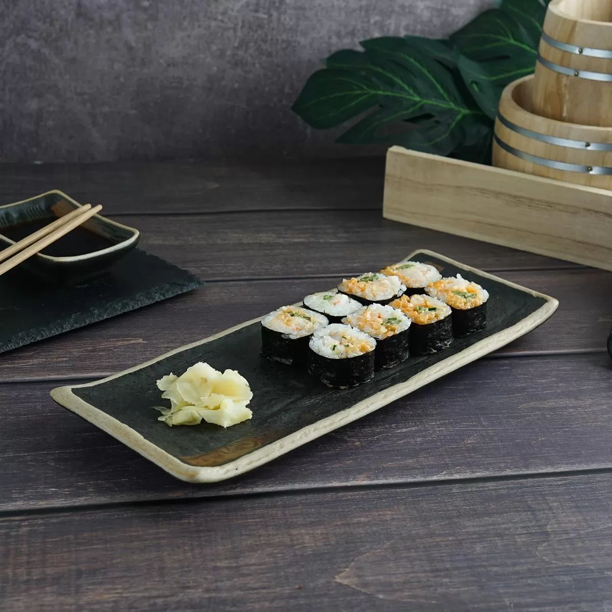 Блюдо для подачи 28,6*11,3*2 см, "Dark Panasia" P.L. Proff Cuisine