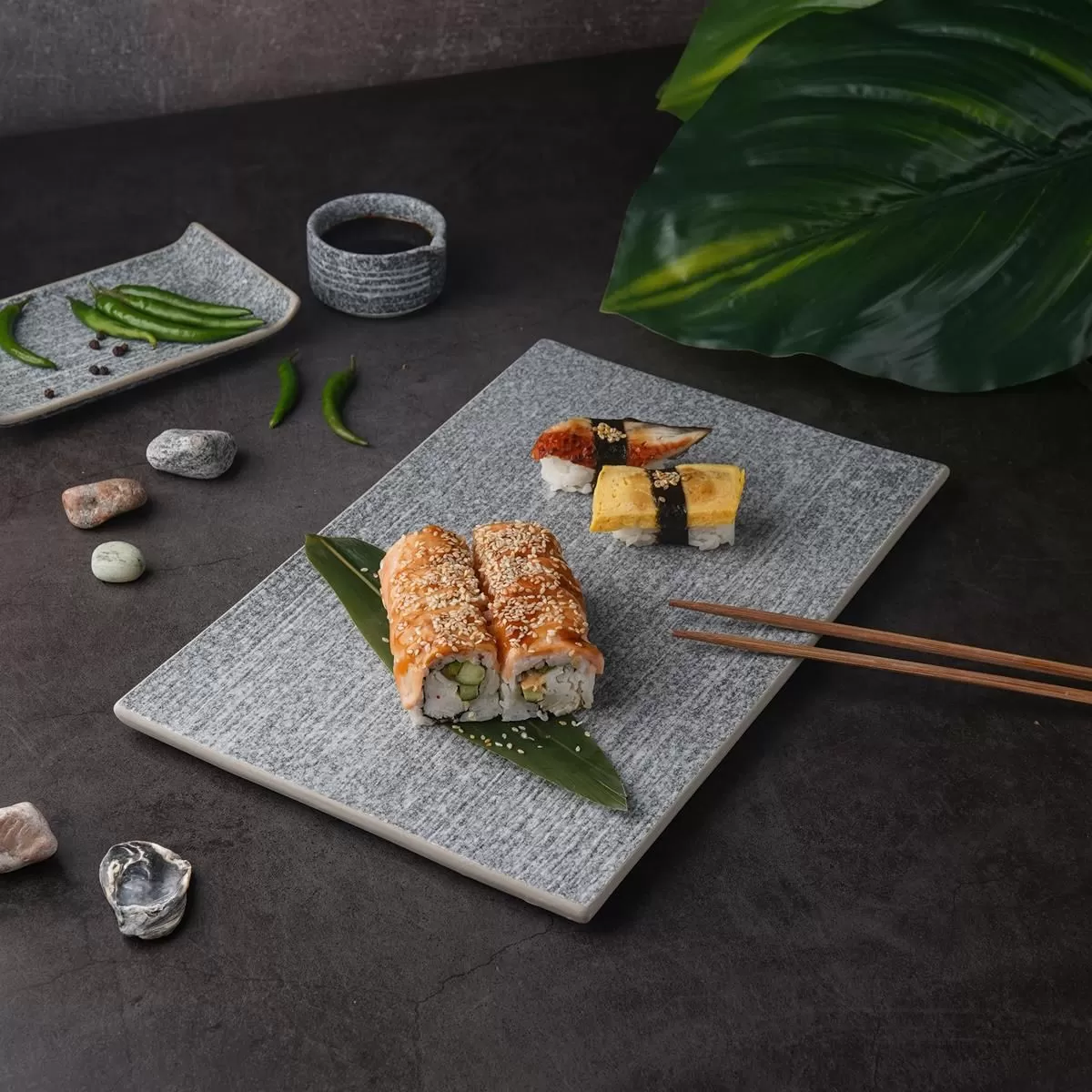 Блюдо для подачи 32*20*1,3 см, Stone Untouched Taiga, P.L. Proff Cuisine