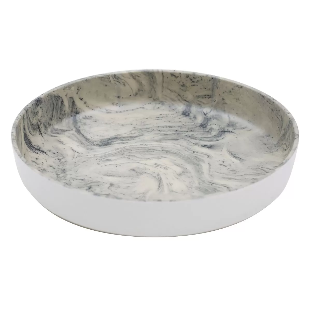 Блюдо меламиновое 20*4см P.L. STREAMER GREY