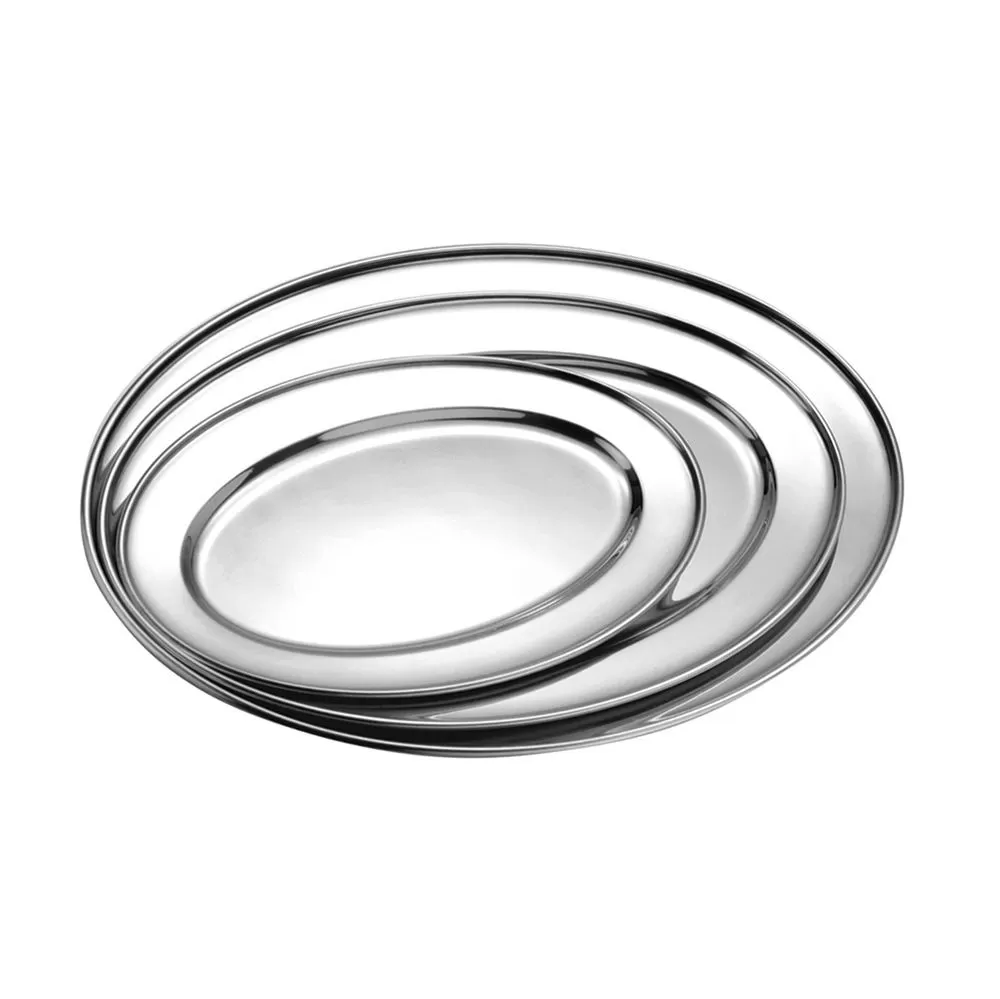 Блюдо металлическое овальное 25*17,5 см, P.L. Proff Cuisine