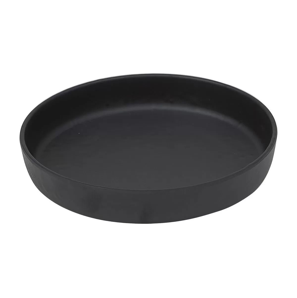 Блюдо,тарелка меламиновая 16.4*3.3см P.L. BLACK FINISH