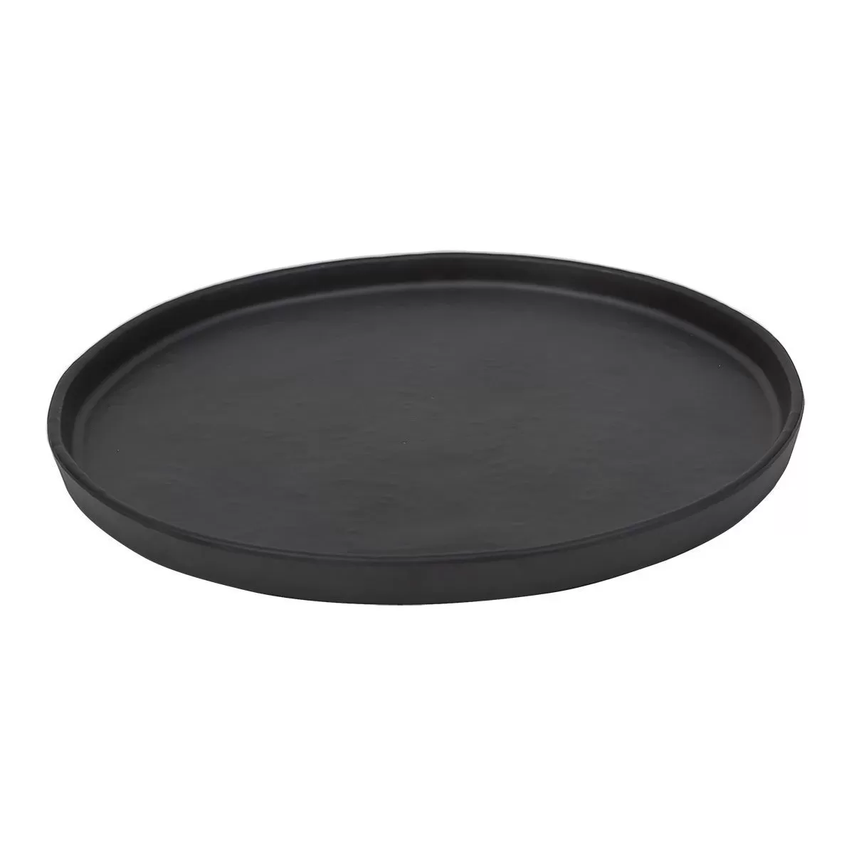 Блюдо,тарелка меламиновая 21*2см P.L. BLACK FINISH