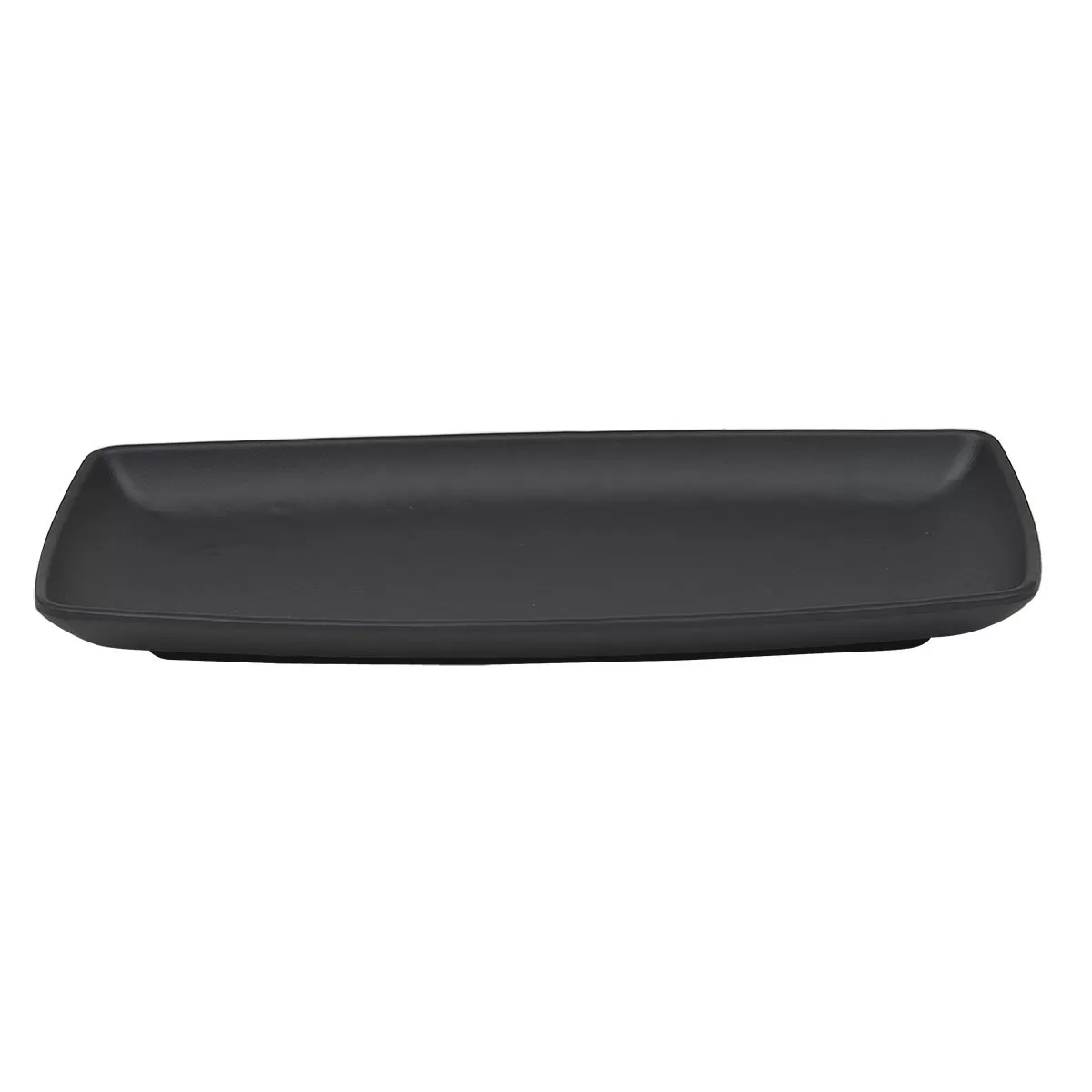 Блюдо,тарелка меламиновая 24*11*2.6см P.L. BLACK FINISH