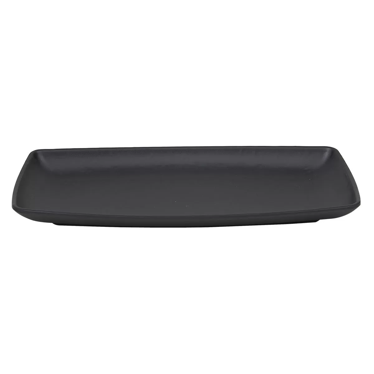 Блюдо,тарелка меламиновая 29*14*2.7см P.L. BLACK FINISH
